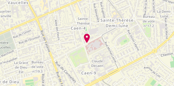 Plan de ESLIER Maxime, 20 Avenue Georges Guynemer, 14052 Caen