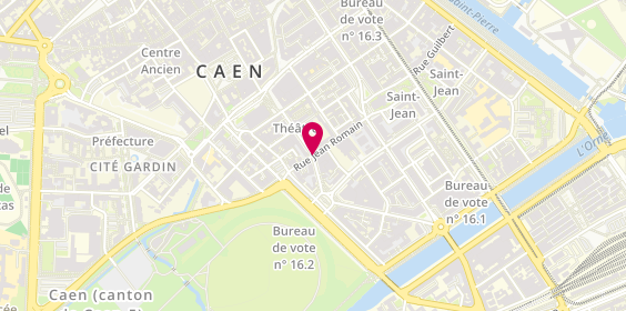 Plan de GROSBOIS Olivier, 51 Rue des Jacobins, 14000 Caen