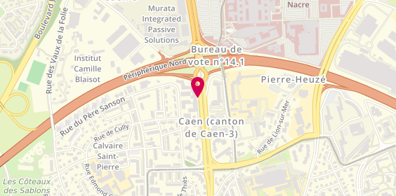 Plan de GOUPILLE Pauline, Avenue Cote de Nacre, 14033 Caen