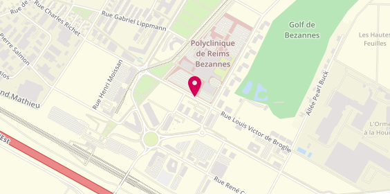 Plan de HAMM Julie-Amandine, 119 Rue Louis Victor de Broglie, 51430 Bezannes