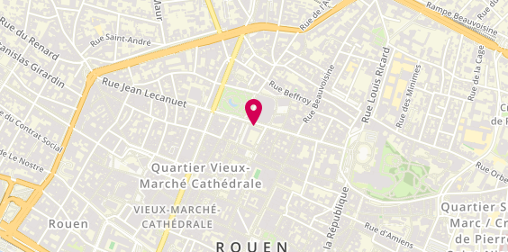 Plan de CANU Jeanne, 29 Rue Jean Lecanuet, 76000 Rouen