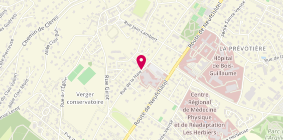 Plan de SAUBRY-BOBET Valérie, 950 Rue de la Haie, 76230 Bois-Guillaume