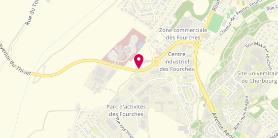 Plan de LUCAS Jérôme, Avenue Thivet, 50100 Cherbourg-en-Cotentin