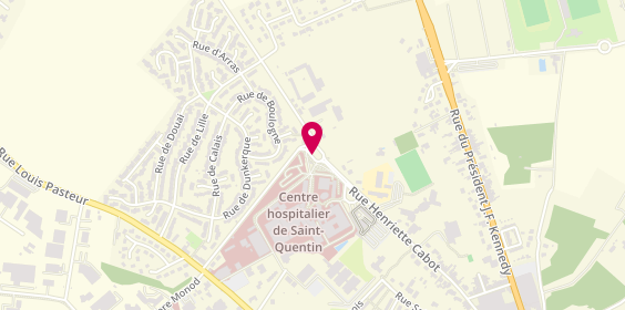 Plan de LOMBART Mélyne, 1 Rue Michel de l'Hospital, 02321 Saint-Quentin