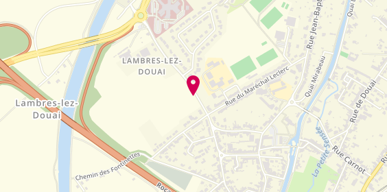 Plan de DOUTRELANT Christophe, Rue Clemenceau, 59552 Lambres-lez-Douai