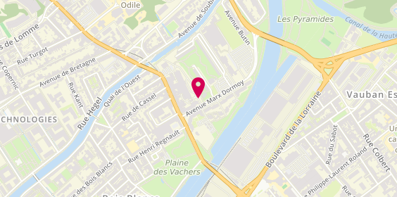 Plan de COURSIER-LE GOARANT DE TROMELIN Jeanne, 44 Avenue Marx Dormoy, 59000 Lille