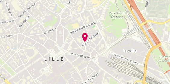 Plan de LUU Patricia, 17 Rue de Roubaix, 59800 Lille