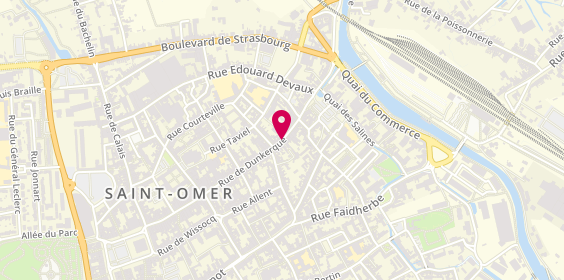 Plan de AMINI-ROUSSEL Roya, 159 Rue de Dunkerque, 62500 Saint-Omer